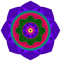 Colourdul mandala design -  Rangoli design, Indian design, Diwali design