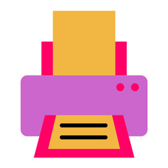 Printer Vector Design Icon Style