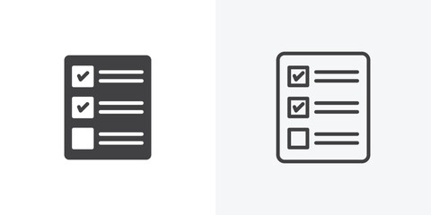 Quota icon. collection of editable stroke line and solid flat styles.