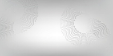 Abstract white glowing geometric lines on gray background. Modern shiny blue circle lines pattern. Futuristic technology concept. Suit for cover, poster, banner, brochure, header, website vector