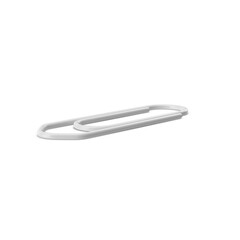 Paperclips Minimalist Office Supplies Background ,3D RENDER , transparent background, PNG