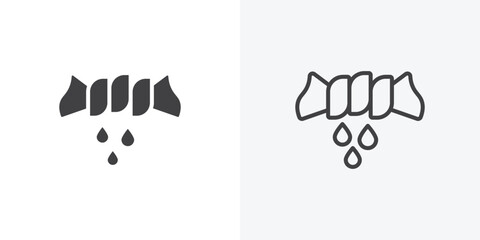 Squeeze icon. collection of editable stroke line and solid flat styles.