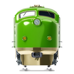 diesel locomotive retro-style front