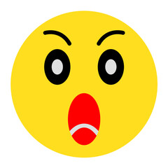 Shocked Vector Design Icon Style