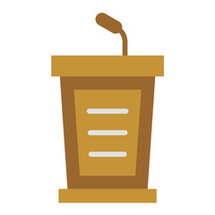 Podium Vector Design Icon Style