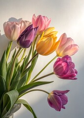 Vibrant Tulip Bouquet Spring Bloom Photography