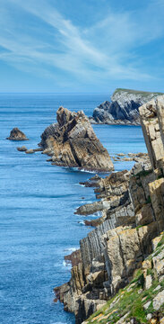Atlantic ocean coastline near Portio Beach