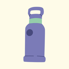 Green Houseplant & Garden Equipment Pesticide Cartoon Illustration