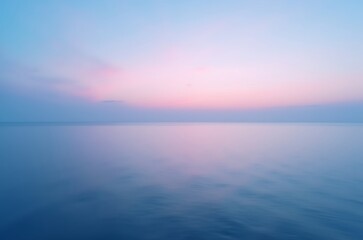 Fototapeta premium Tranquil Ocean View at Sunset Gentle Waves, Peaceful Atmosphere ai generated