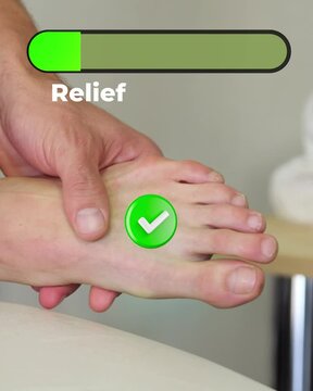"Hallux Valgus Bunion Animation" &ndash; Targets precise medical terms. "Inflammation on Toes" &ndash; Explains the visual and condition. "Foot Pain Close-Up" &ndash; Adds searchable context for doctors, educators, and