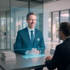 business people working together in office meeting teamwork and collaboration