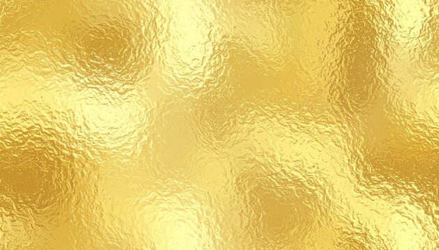 Seamless Luxury Gold Foil Texture Background &ndash; Shiny Metallic Pattern