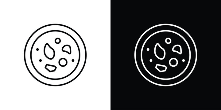 Leukemia icon. thin line for web and mobile, modern minimalistic style