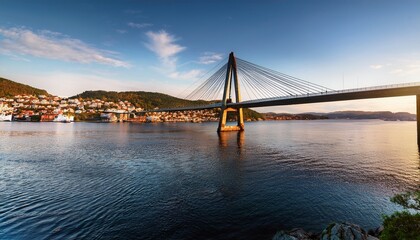 Obraz premium askoy bridge in bergen municipality norway