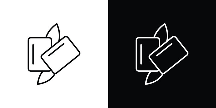 Mint gum icon. thin line for web and mobile, modern minimalistic style