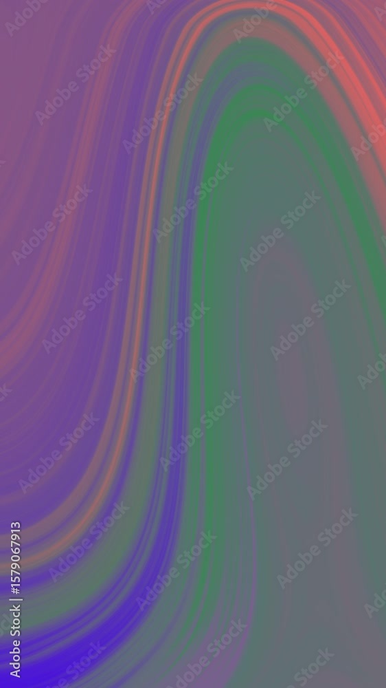 Poster vibrant abstract wave pattern with colorful flowing lines and gradients