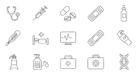 set of kitchen utensils