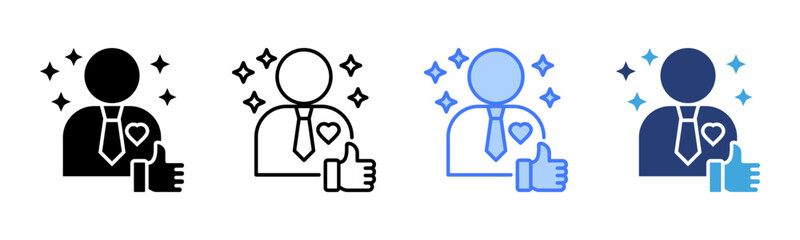 Good Attitude icon sheet multiple style collection