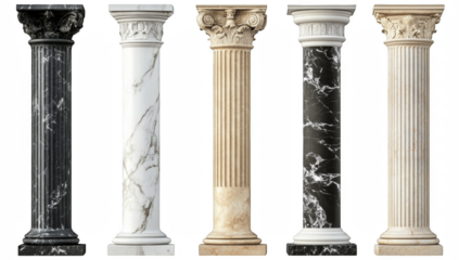 columns of the ancient greek temple