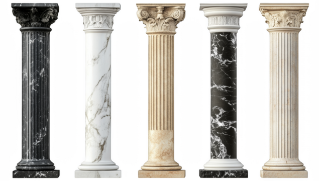 columns of the ancient greek temple