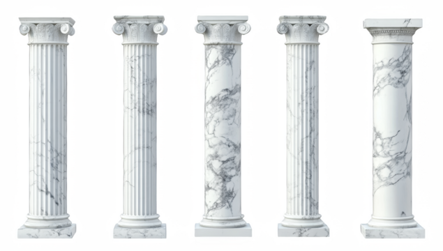 ancient greek column with columns