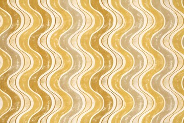 Vintage Golden Wave Pattern Wallpaper Texture Background