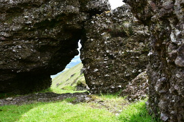 Boulders in Comeragh Mountains, Co. Waterford, Ireland,