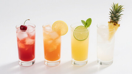 Refreshing Summer Cocktails with Garnishes