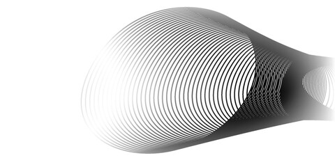 Illustrations white background with circle elements. Digital technology simple art