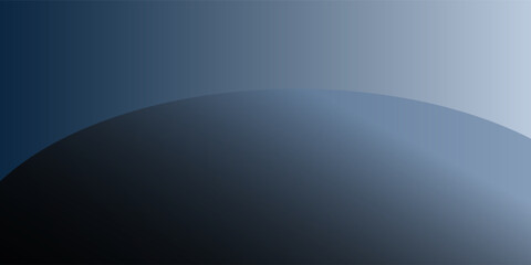 Illustration of a serene view of a crescent moon against a gradient night sky with visible stars.eps 10.