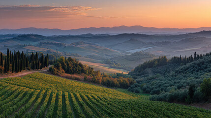 Fototapeta premium experience enchanting lifestyle of tuscany where charming villages come alive with rich culture