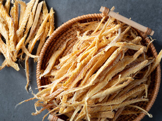 Dried pollack, traditional Korean food ingredient