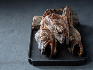 Dried pollack head, traditional food ingredient