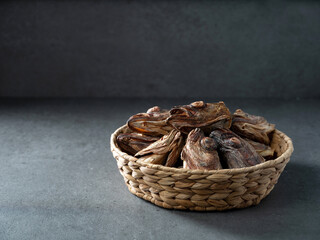Dried pollack head, traditional food ingredient