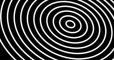 White swirls on white background Hypnotic spiral Concept Vector illustration