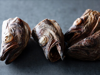 Dried pollack head, traditional food ingredient