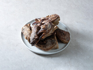 Dried pollack head, traditional food ingredient