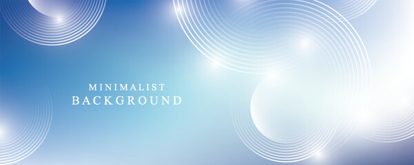 Gradient abstract background with circular line patterns. Vector illustration.