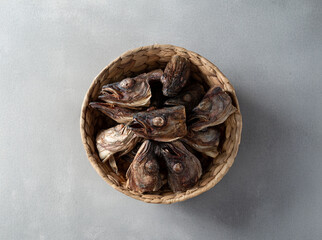 Dried pollack head, traditional food ingredient