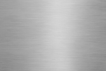 Brushed steel surface with fine grain