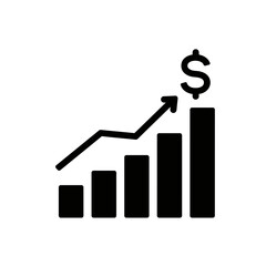 Financial Ascent: A graphic illustration of a financial chart showing a steady rise in financial performance, with a dollar sign at the pinnacle, symbolizing growth and financial prosperity.