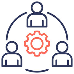 Management Dual Tone Icon