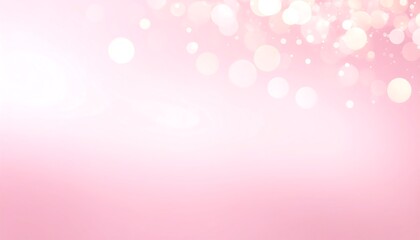 Soft pink background with bokeh