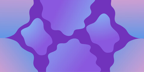 Blue gradient fluid vector background.