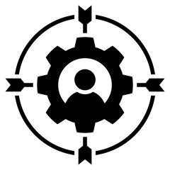 Personalization Glyph Icon