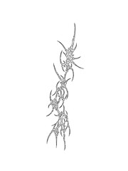 cybersigilism tattoo design for body