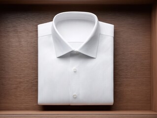 White Dress Shirt Folded, Formal Wear, Men's Fashion