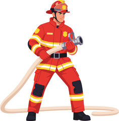 Firefighter vector design