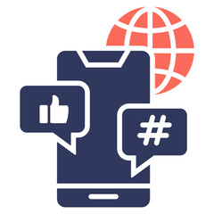 Social Media Mixed Icon