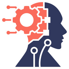 Artificial Intelligence Mixed Icon